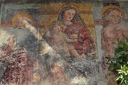 86 Rientrato al Cantello ammiro l'affresco di casa Annovazzi